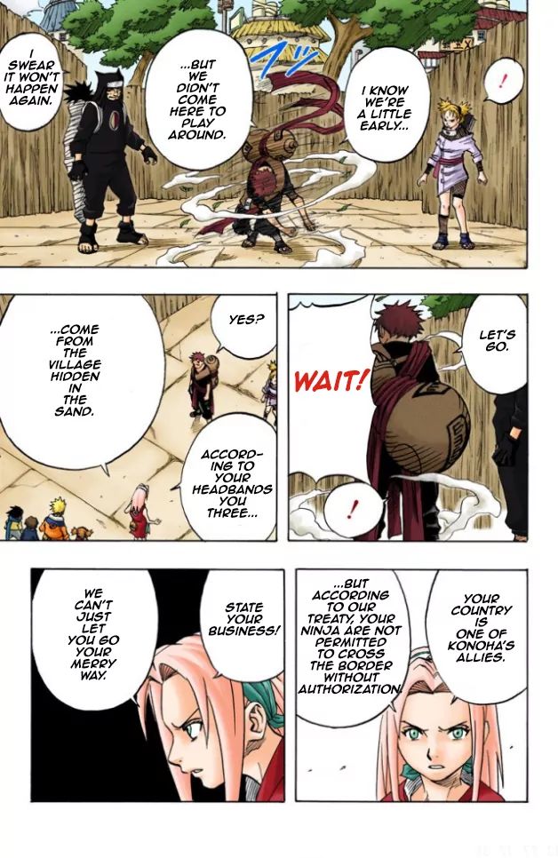 Naruto - Full Color - Vol.4 Chapter 35: Iruka Vs. Kakashi