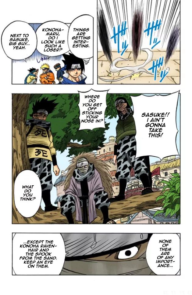 Naruto - Full Color - Vol.4 Chapter 35: Iruka Vs. Kakashi