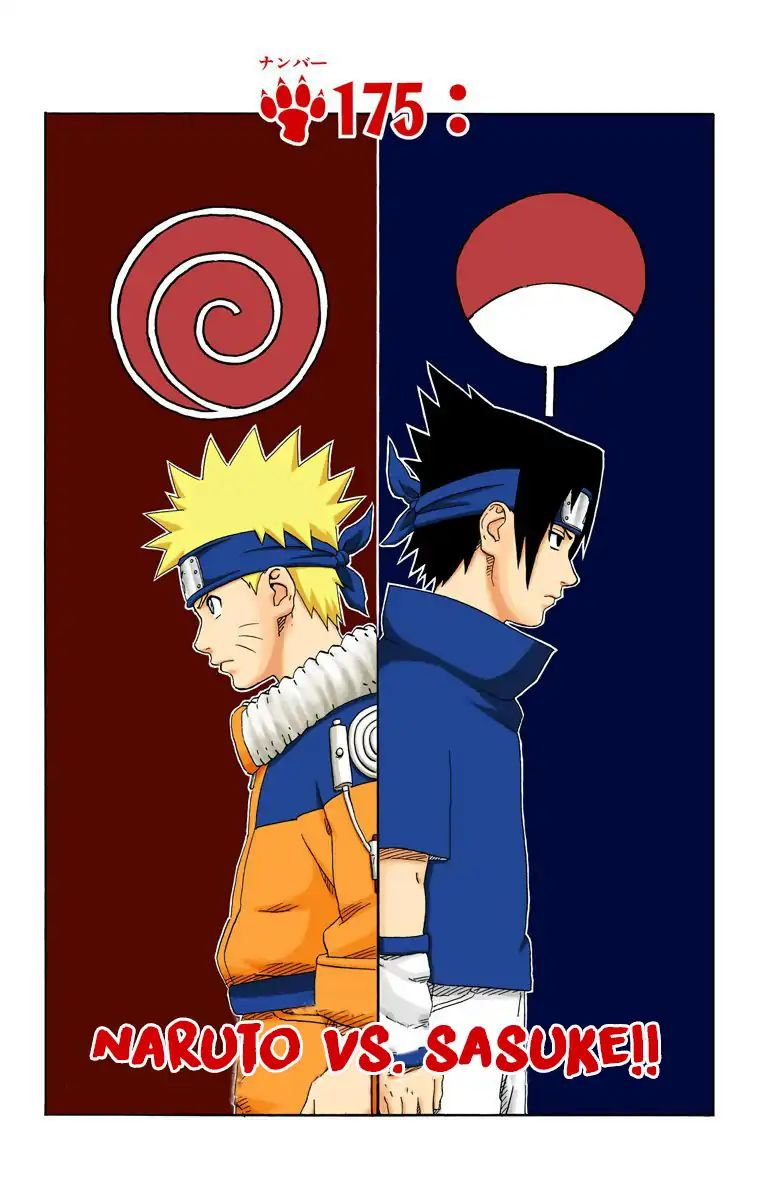 Naruto - Full Color - Vol.20 Chapter 175: Naruto Vs. Sasuke!!