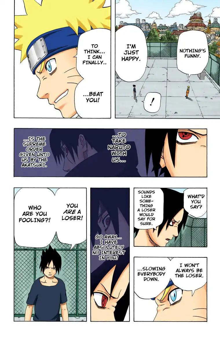 Naruto - Full Color - Vol.20 Chapter 175: Naruto Vs. Sasuke!!