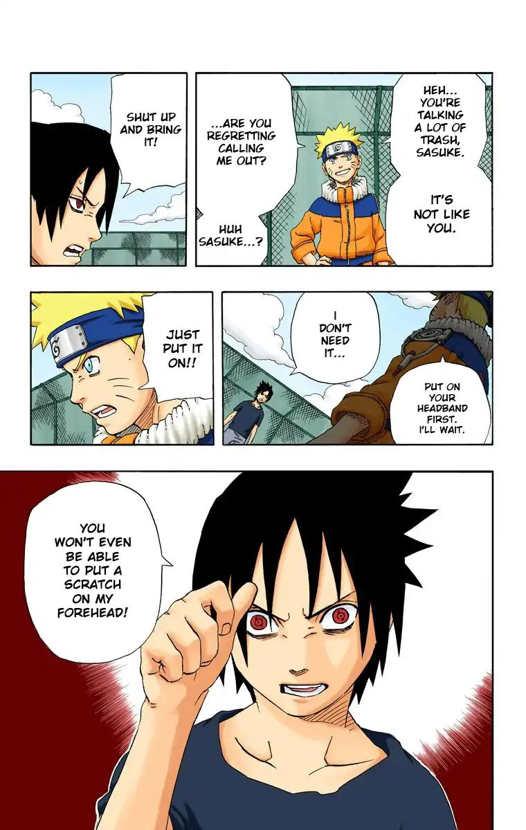 Naruto - Full Color - Vol.20 Chapter 175: Naruto Vs. Sasuke!!