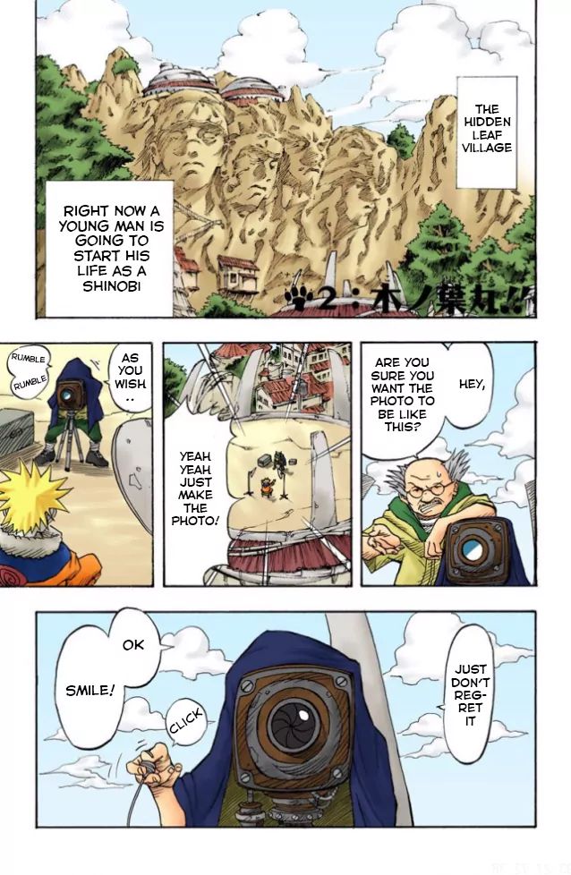 Naruto - Full Color - Vol.1 Chapter 2: Konohamaru