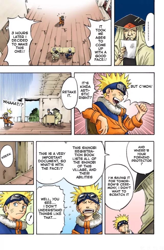 Naruto - Full Color - Vol.1 Chapter 2: Konohamaru