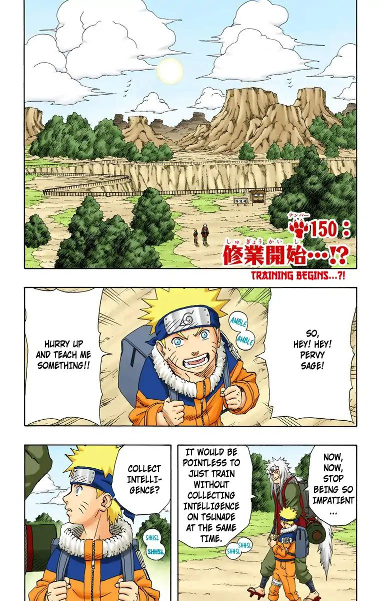 Naruto - Full Color - Vol.17 Chapter 150: Training Begins...?!