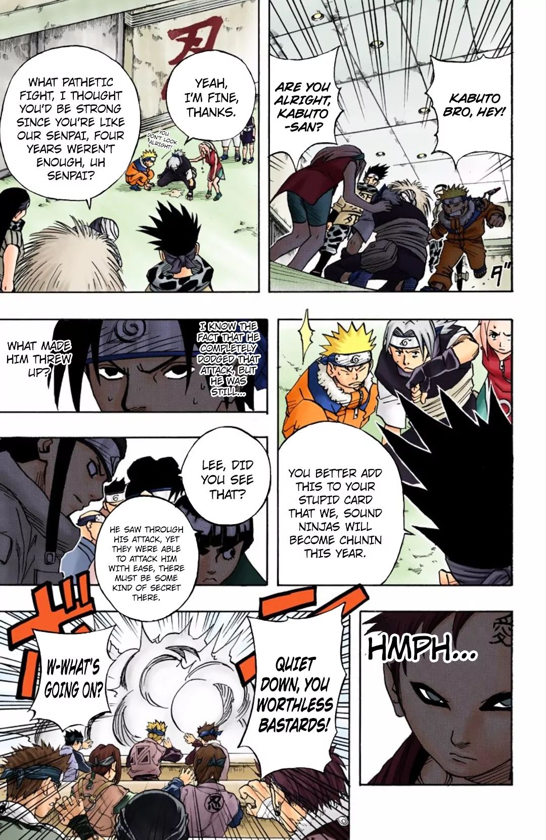 Naruto - Full Color - Vol.5 Chapter 40: The First Exam!!