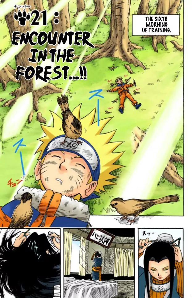 Naruto - Full Color - Vol.3 Chapter 21: Encounter In The Forest...!