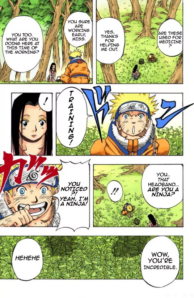 Naruto - Full Color - Vol.3 Chapter 21: Encounter In The Forest...!