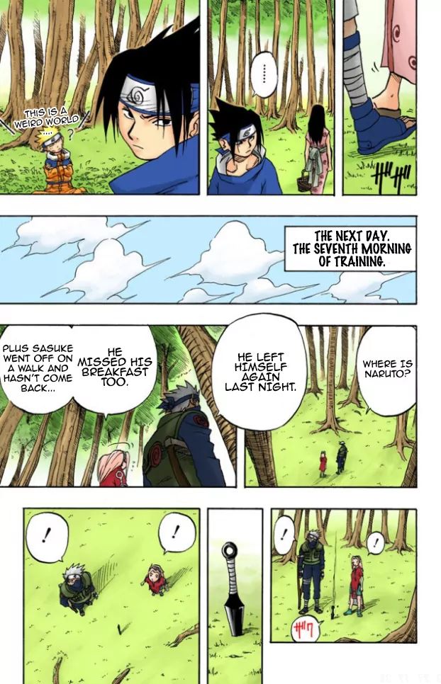 Naruto - Full Color - Vol.3 Chapter 21: Encounter In The Forest...!