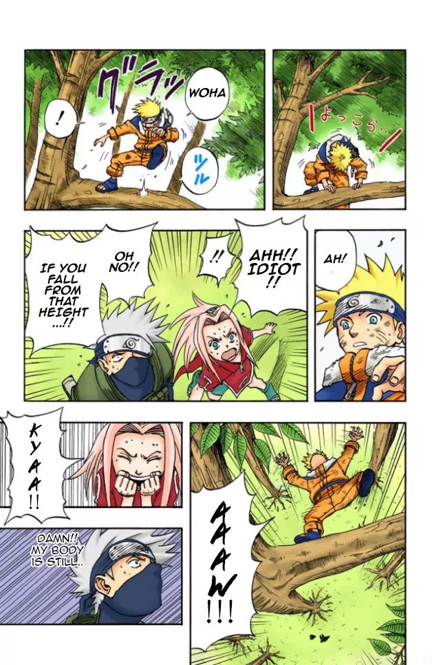 Naruto - Full Color - Vol.3 Chapter 21: Encounter In The Forest...!