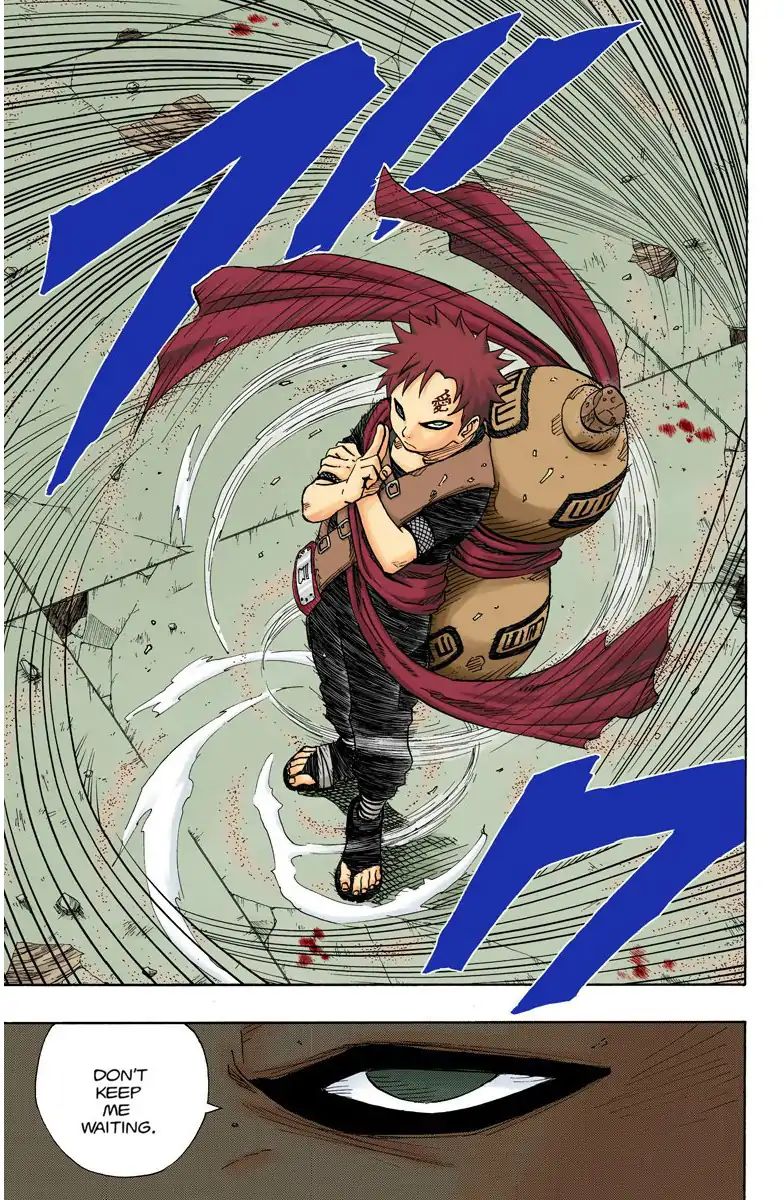 Naruto - Full Color - Vol.9 Chapter 81: Gaara Vs