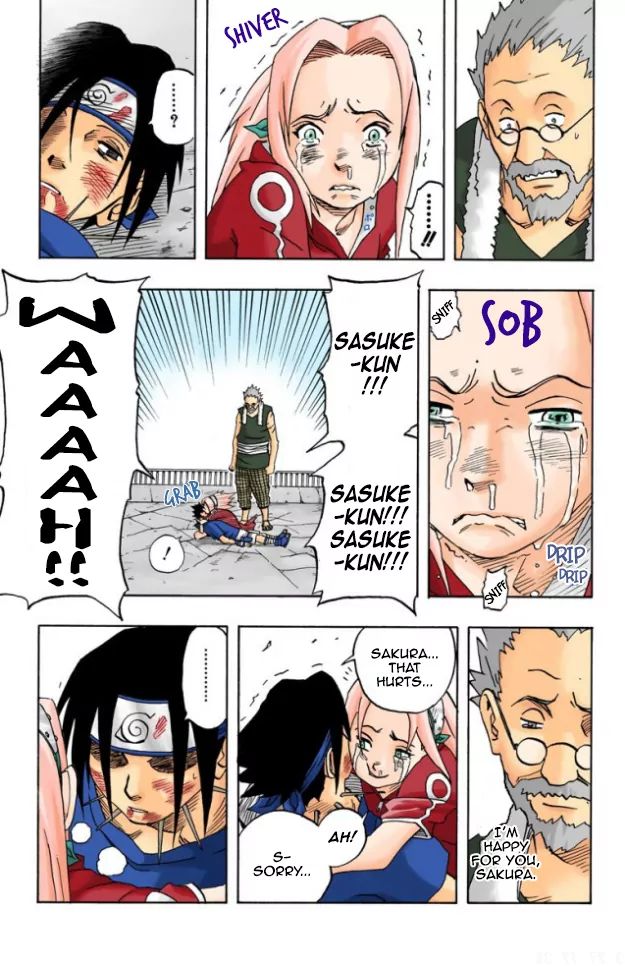 Naruto - Full Color - Vol.4 Chapter 33: The Hero's Bridge!!