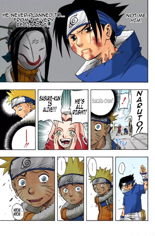 Naruto - Full Color - Vol.4 Chapter 33: The Hero's Bridge!!