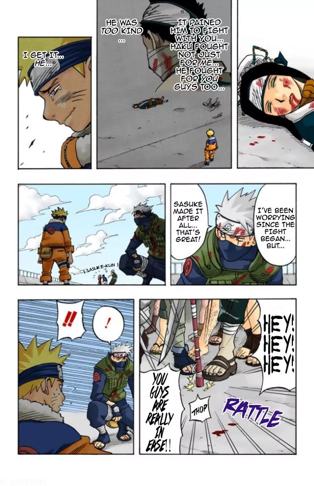 Naruto - Full Color - Vol.4 Chapter 33: The Hero's Bridge!!