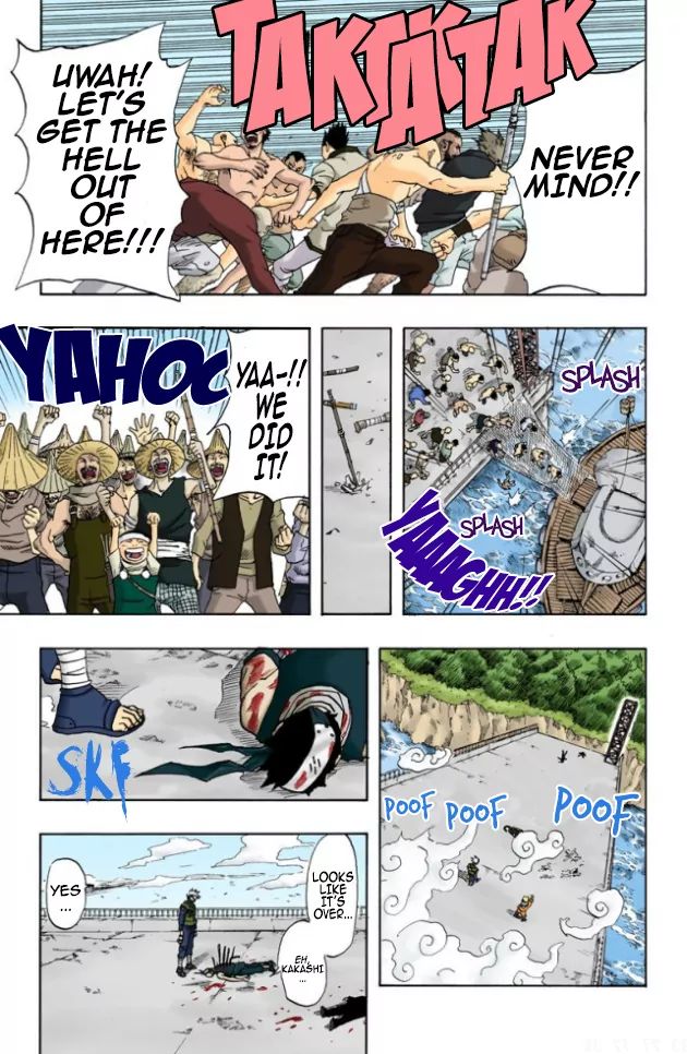 Naruto - Full Color - Vol.4 Chapter 33: The Hero's Bridge!!