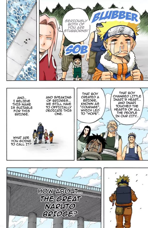 Naruto - Full Color - Vol.4 Chapter 33: The Hero's Bridge!!