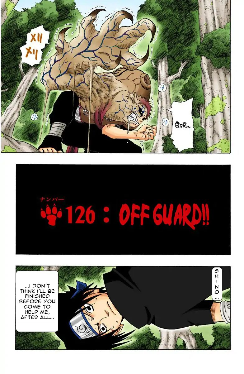 Naruto - Full Color - Vol.14 Chapter 126: Off Guard!!