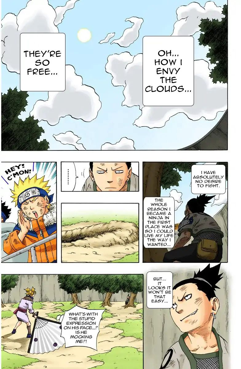 Naruto - Full Color - Vol.12 Chapter 107: The Boy With No Fighting Spirit!!