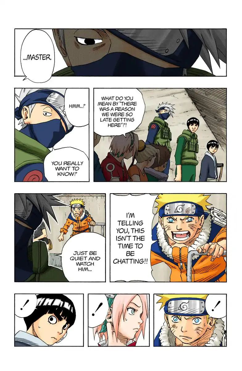 Naruto - Full Color - Vol.13 Chapter 113: The Reason He Was Late!!