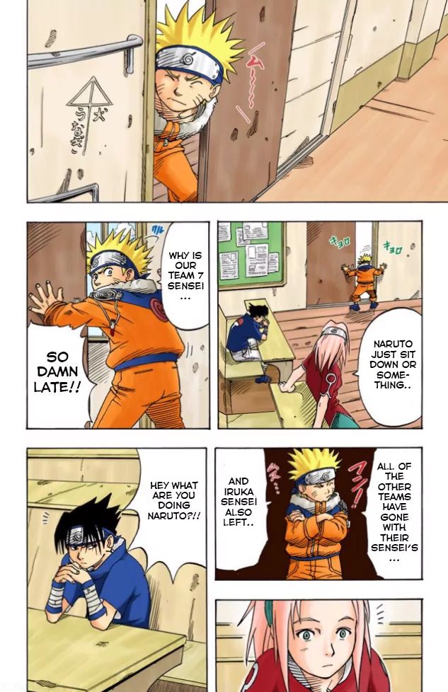 Naruto - Full Color - Vol.1 Chapter 4: Kakashi Hatake