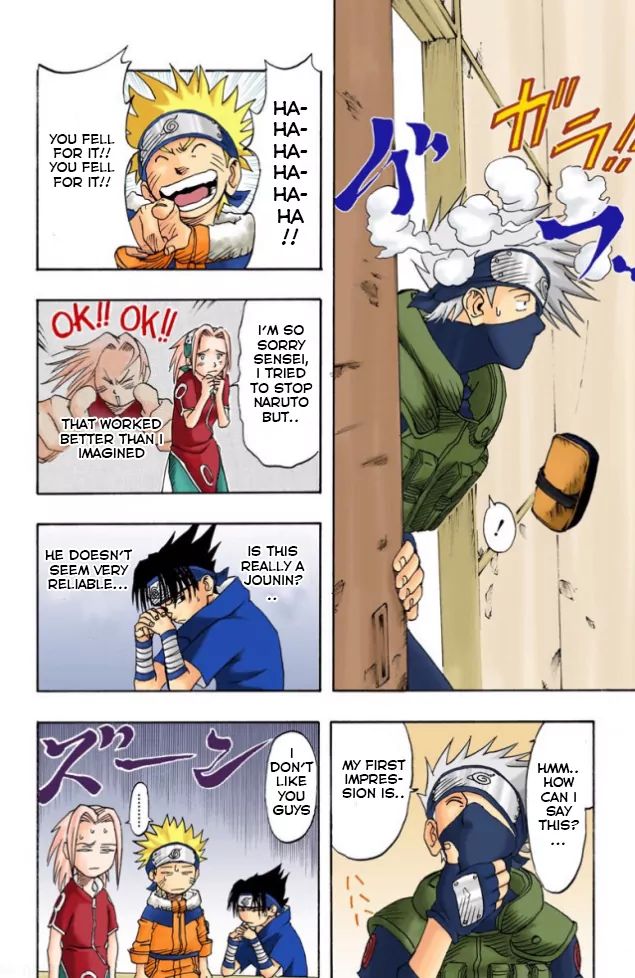 Naruto - Full Color - Vol.1 Chapter 4: Kakashi Hatake