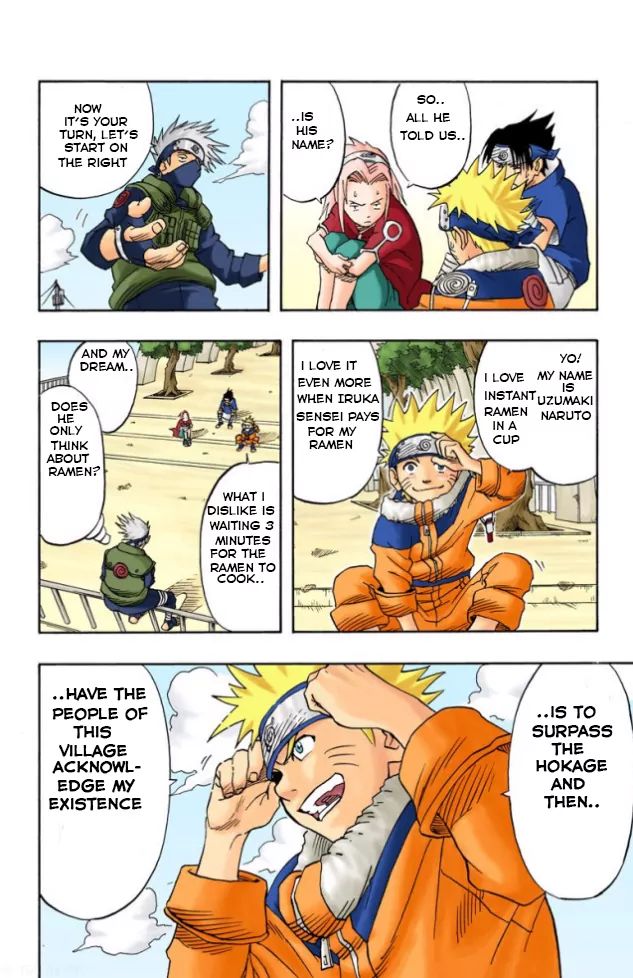 Naruto - Full Color - Vol.1 Chapter 4: Kakashi Hatake