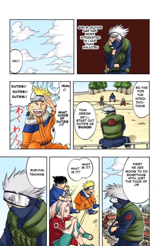 Naruto - Full Color - Vol.1 Chapter 4: Kakashi Hatake