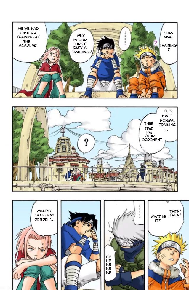 Naruto - Full Color - Vol.1 Chapter 4: Kakashi Hatake