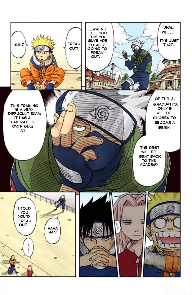 Naruto - Full Color - Vol.1 Chapter 4: Kakashi Hatake