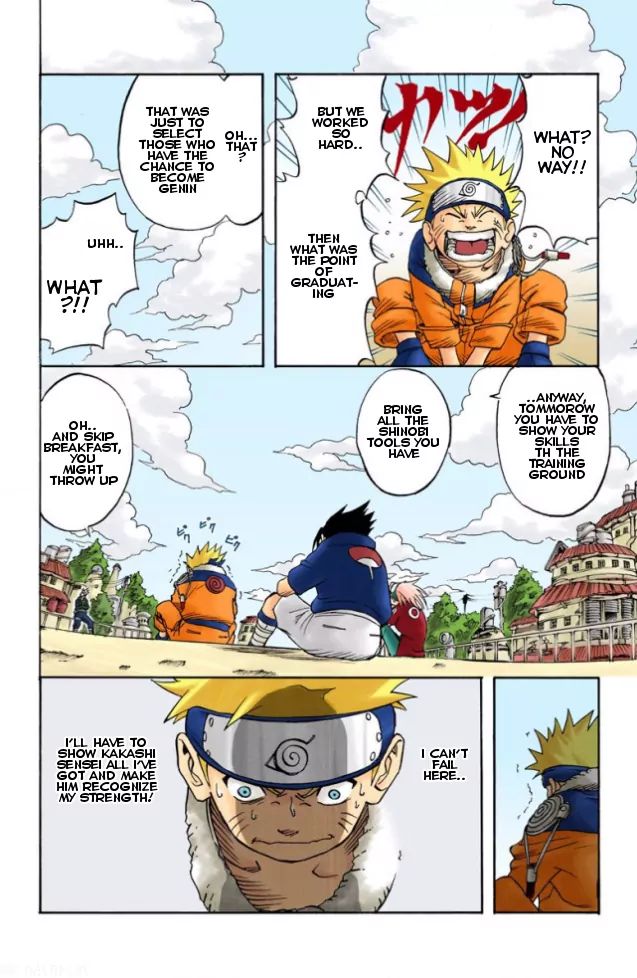 Naruto - Full Color - Vol.1 Chapter 4: Kakashi Hatake