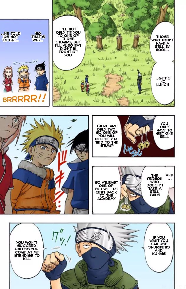 Naruto - Full Color - Vol.1 Chapter 4: Kakashi Hatake