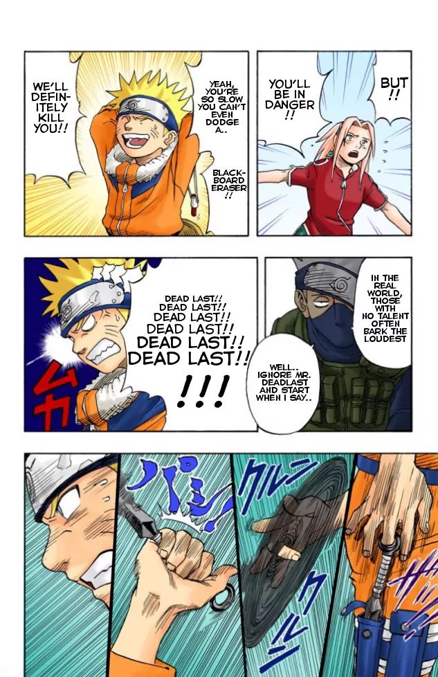 Naruto - Full Color - Vol.1 Chapter 4: Kakashi Hatake