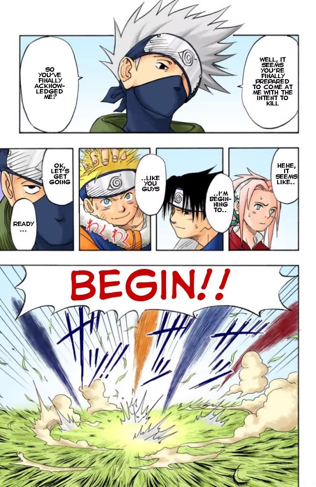 Naruto - Full Color - Vol.1 Chapter 4: Kakashi Hatake