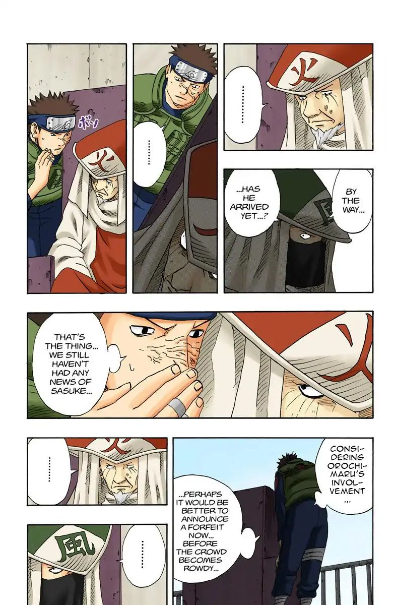 Naruto - Full Color - Vol.12 Chapter 106: Sasuke Forfeits?!