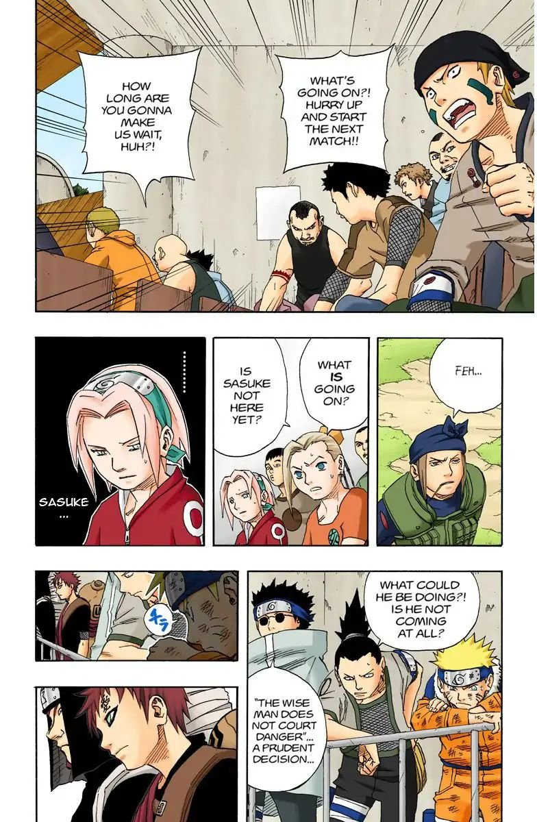 Naruto - Full Color - Vol.12 Chapter 106: Sasuke Forfeits?!