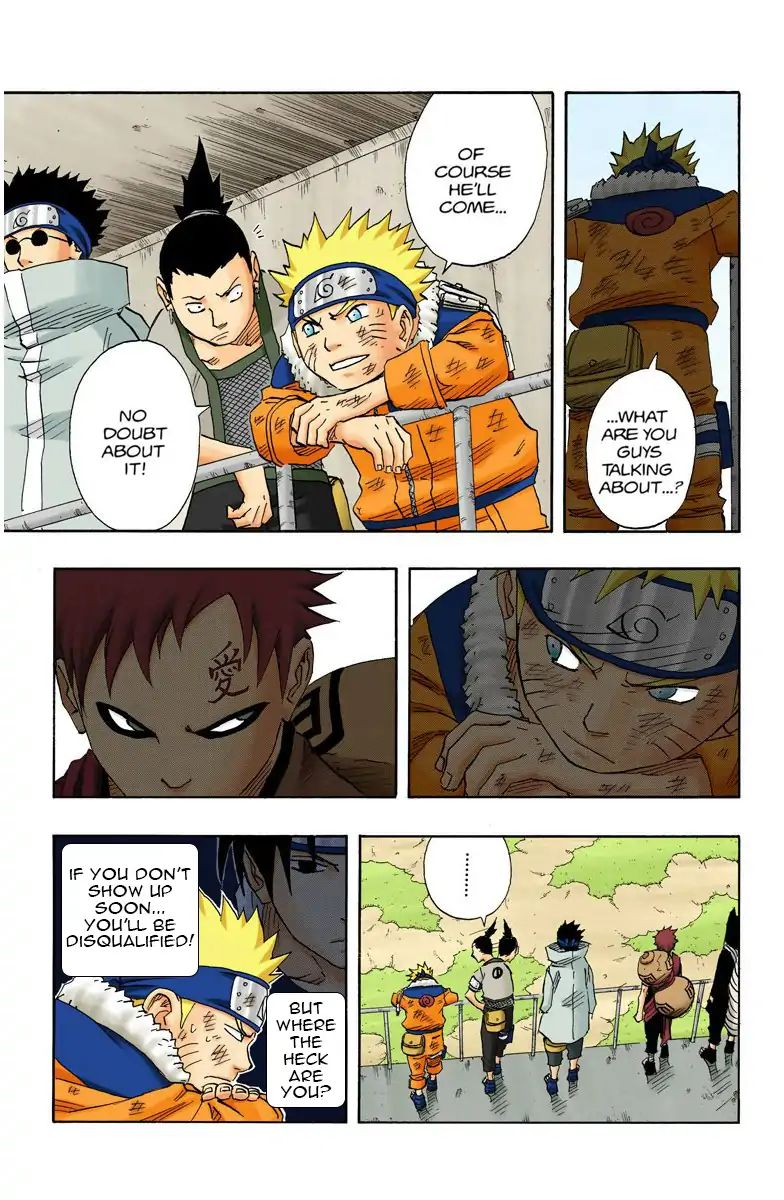 Naruto - Full Color - Vol.12 Chapter 106: Sasuke Forfeits?!