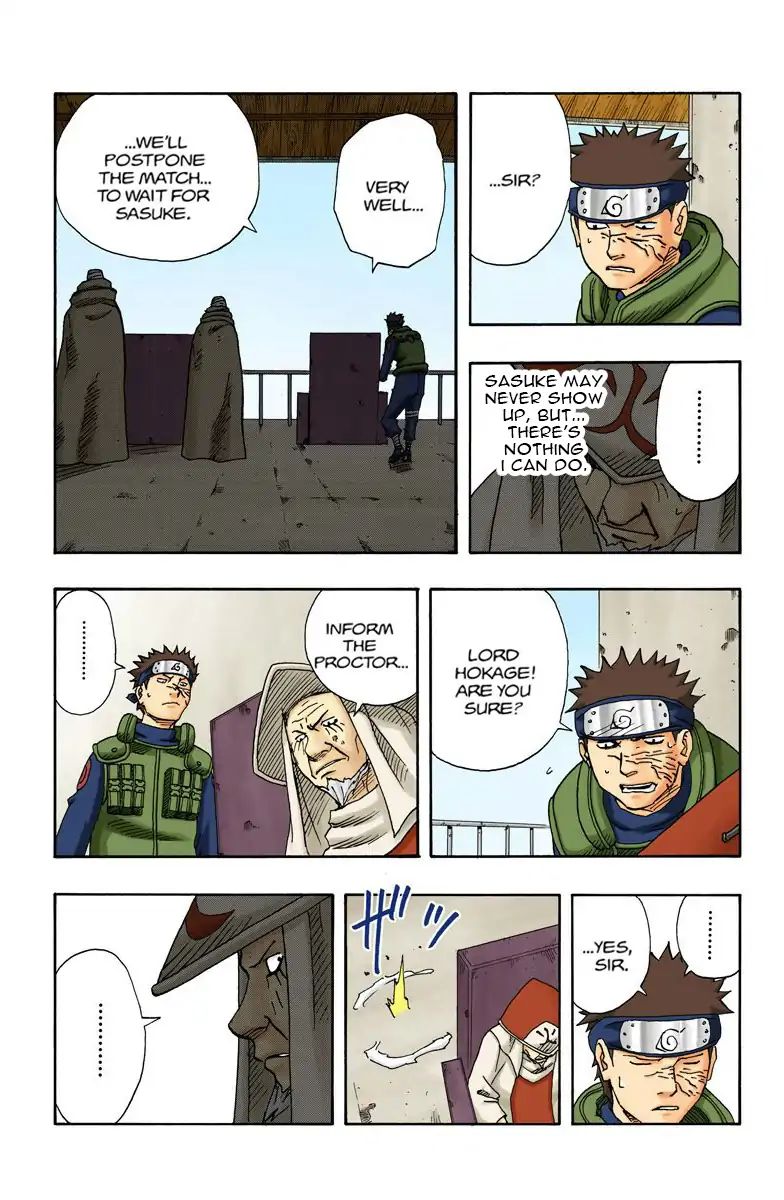 Naruto - Full Color - Vol.12 Chapter 106: Sasuke Forfeits?!