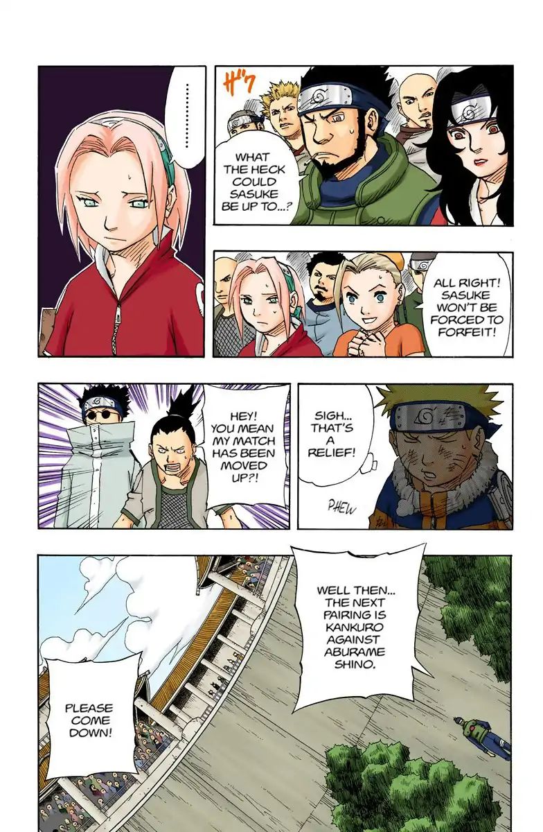 Naruto - Full Color - Vol.12 Chapter 106: Sasuke Forfeits?!