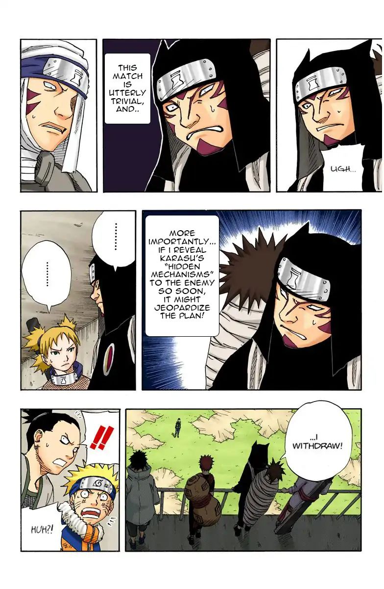 Naruto - Full Color - Vol.12 Chapter 106: Sasuke Forfeits?!