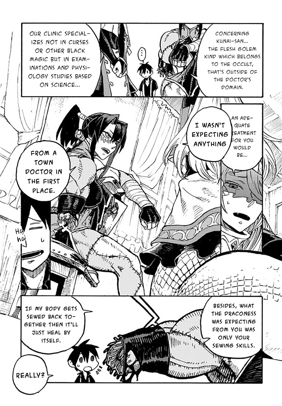 Monster Musume No Oisha-San - Chapter 3.1: The Third Case: The Flesh Golem Who Hates Doctors (1)