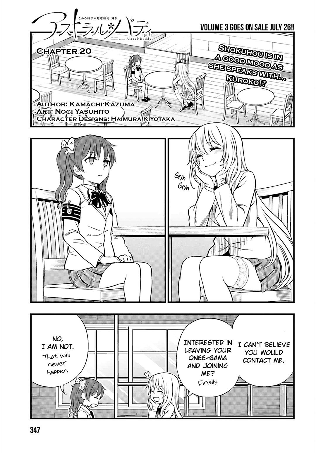 Toaru Kagaku No Railgun Gaiden: Astral Buddy - Chapter 20