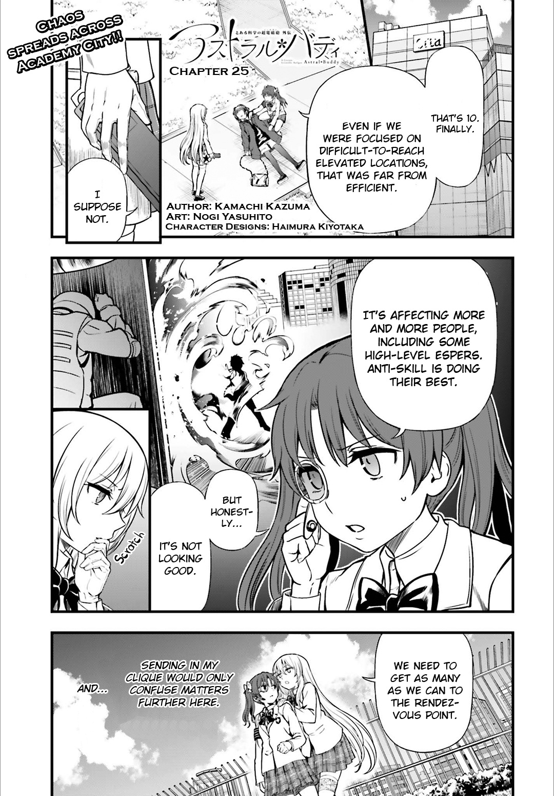 Toaru Kagaku No Railgun Gaiden: Astral Buddy - Vol.4 Chapter 25