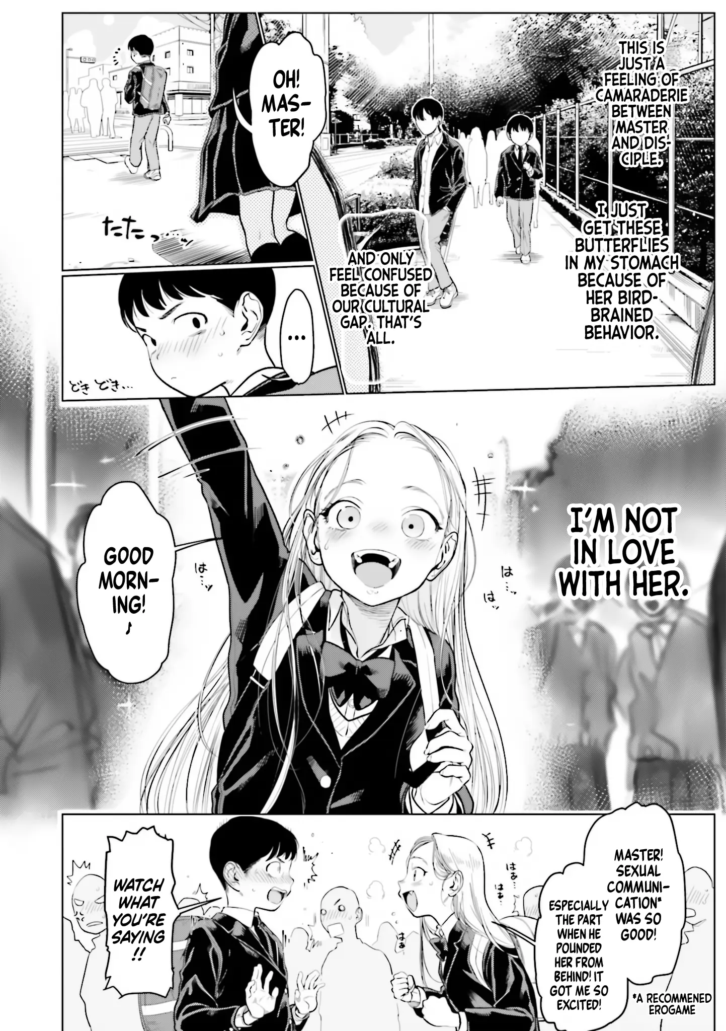 Jc Sasha-Chan To Classmate Otaku-Kun (Webcomic) - Vol.1 Chapter 21.5: My Darling Disciple