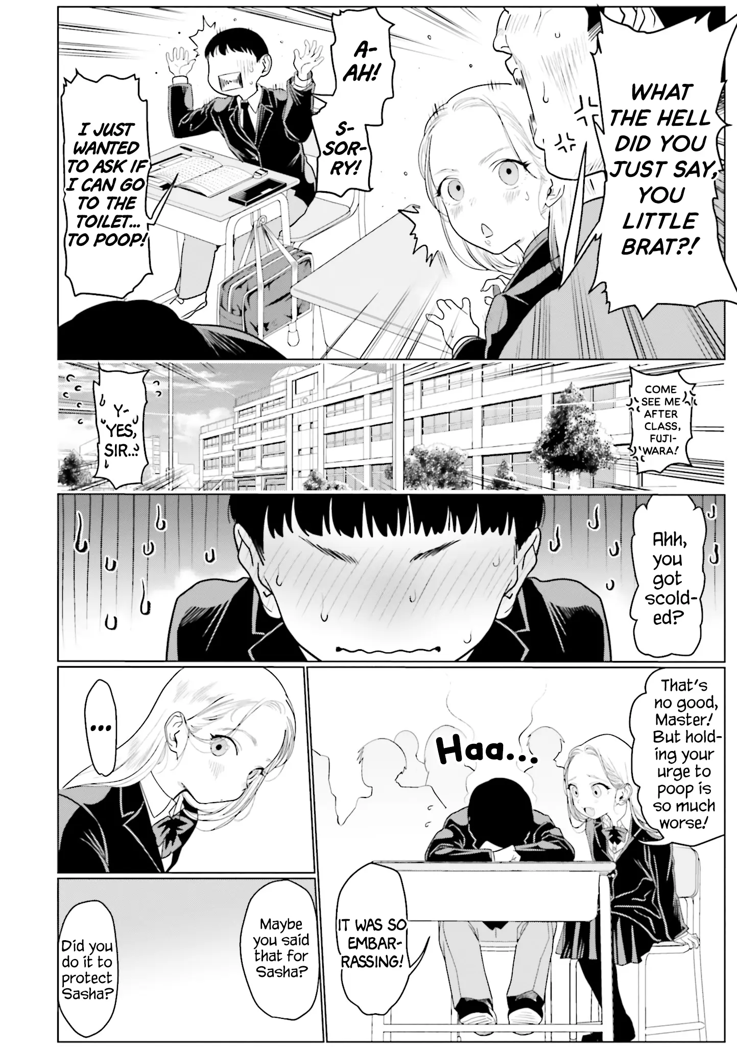 Jc Sasha-Chan To Classmate Otaku-Kun (Webcomic) - Vol.1 Chapter 17: Please Keep Quiet In Class