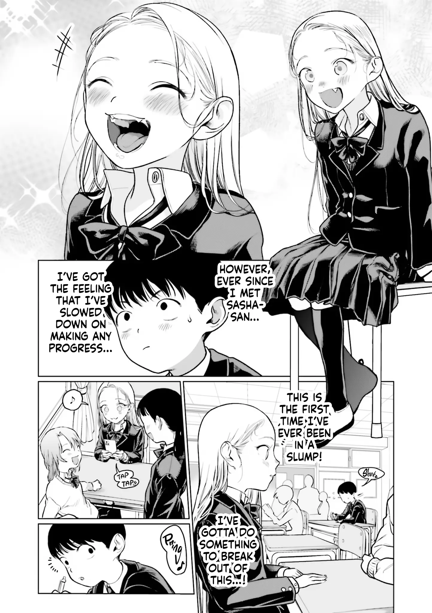 Jc Sasha-Chan To Classmate Otaku-Kun (Webcomic) - Vol.2 Chapter 23: Do Your Best And Work Hard