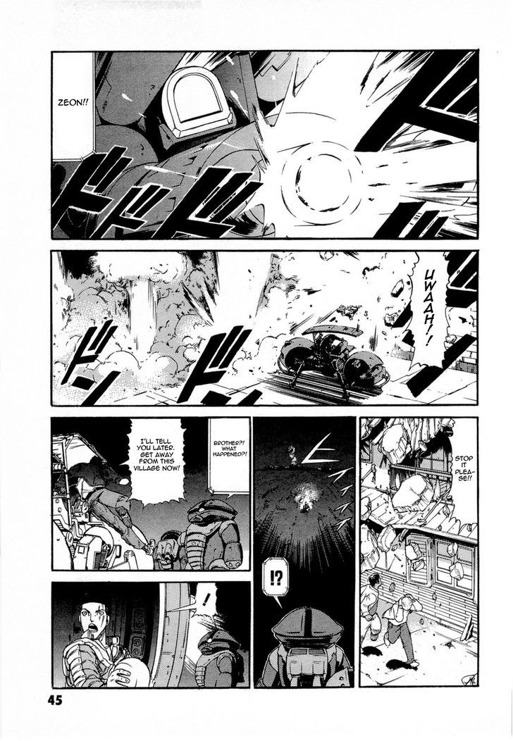 Kidou Senshi Gundam Aggai - Hokubei Oudan 2250 Mile - Vol.1 Chapter 3