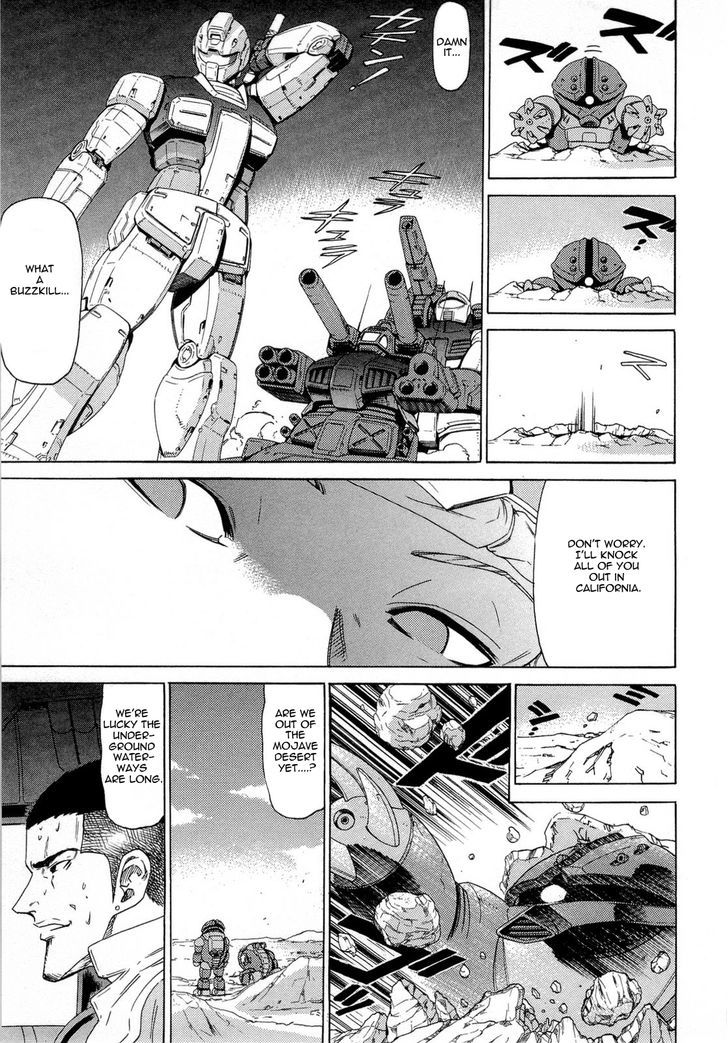 Kidou Senshi Gundam Aggai - Hokubei Oudan 2250 Mile - Vol.1 Chapter 6