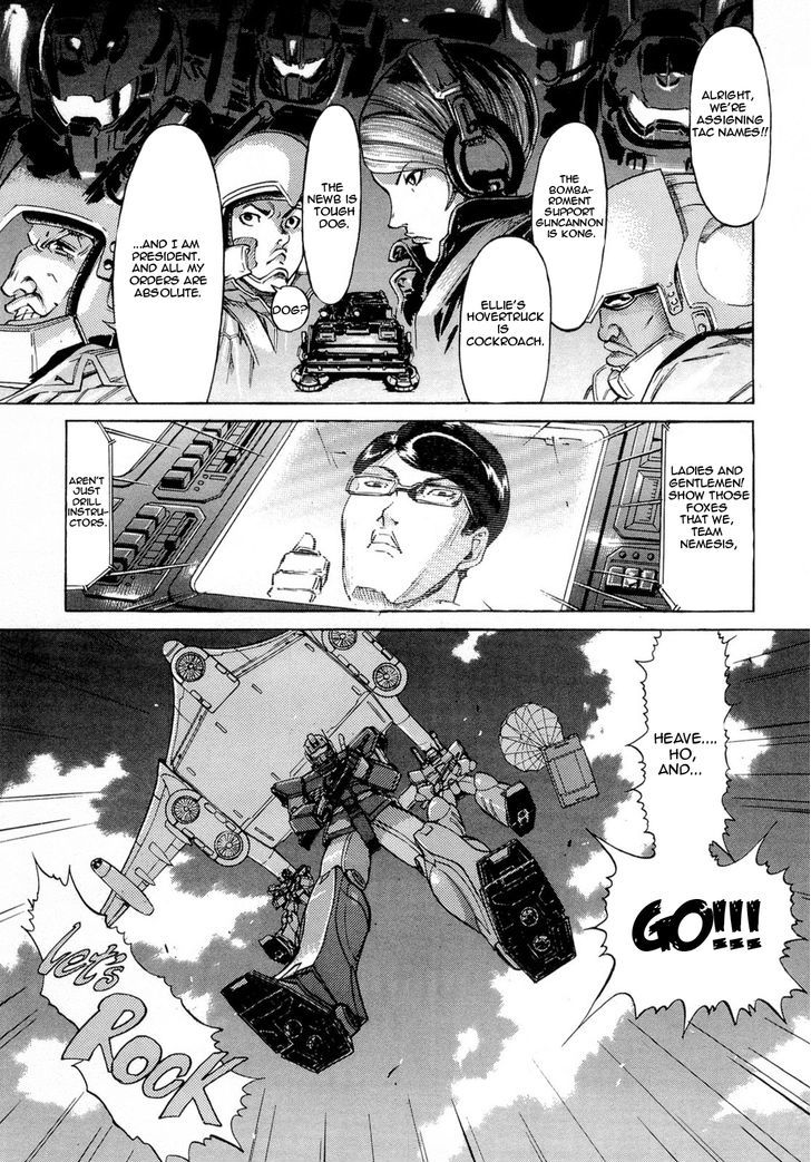 Kidou Senshi Gundam Aggai - Hokubei Oudan 2250 Mile - Vol.1 Chapter 9