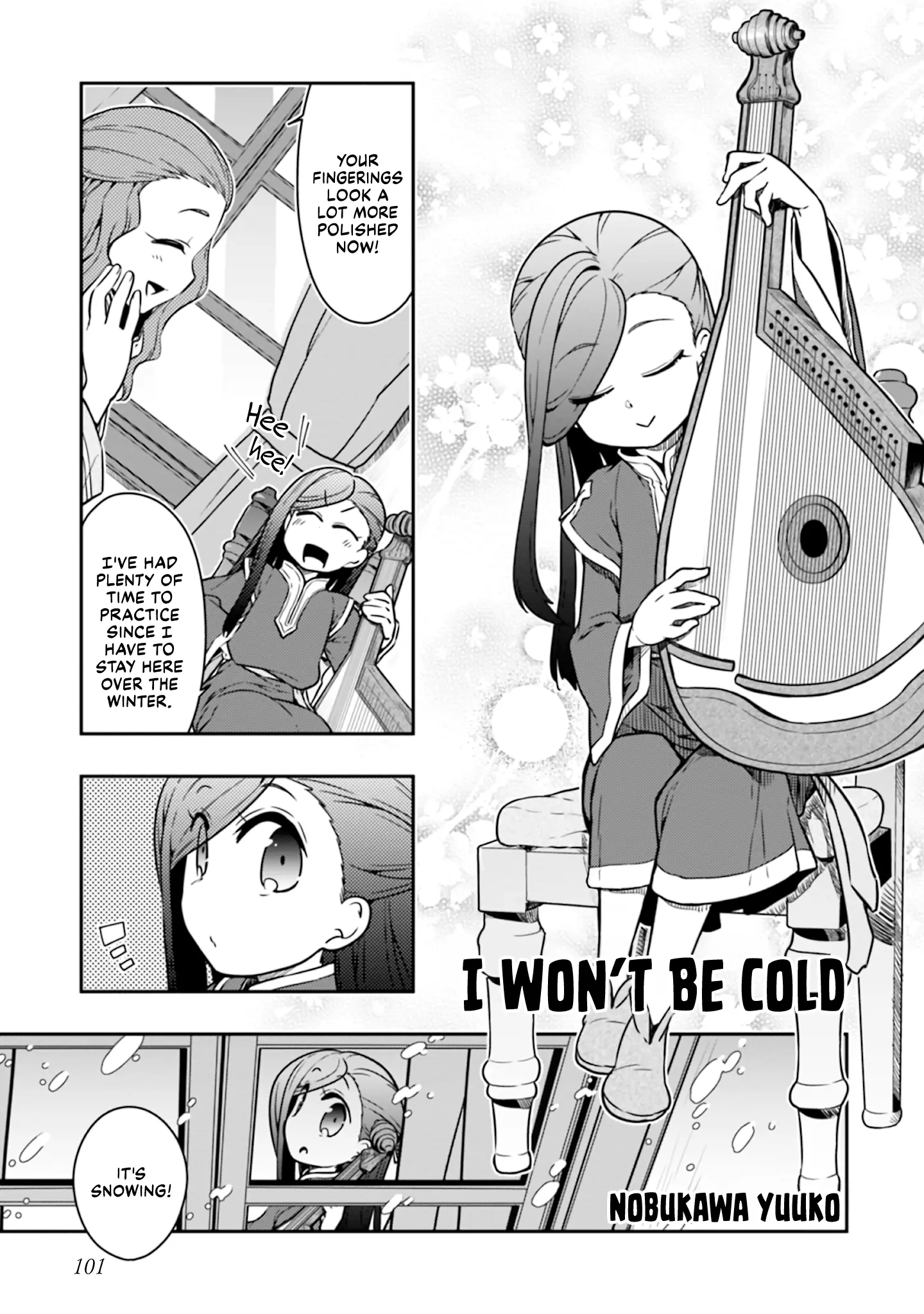 Honzuki No Gekokujou Koushiki Comic Anthology - Vol.3 Chapter 50: I Won't Be Cold - Nobukawa Yuuko