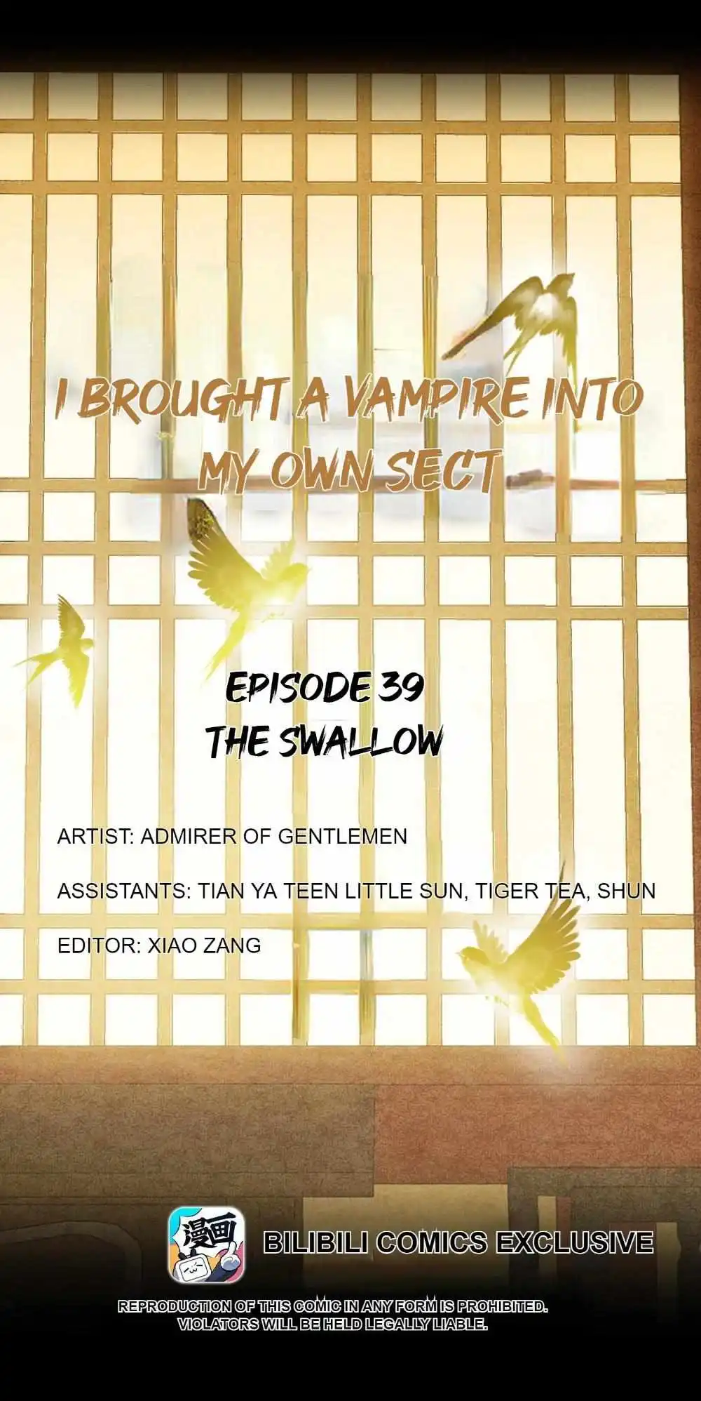 I Raised A Vampire In The Sect - Chapter 39