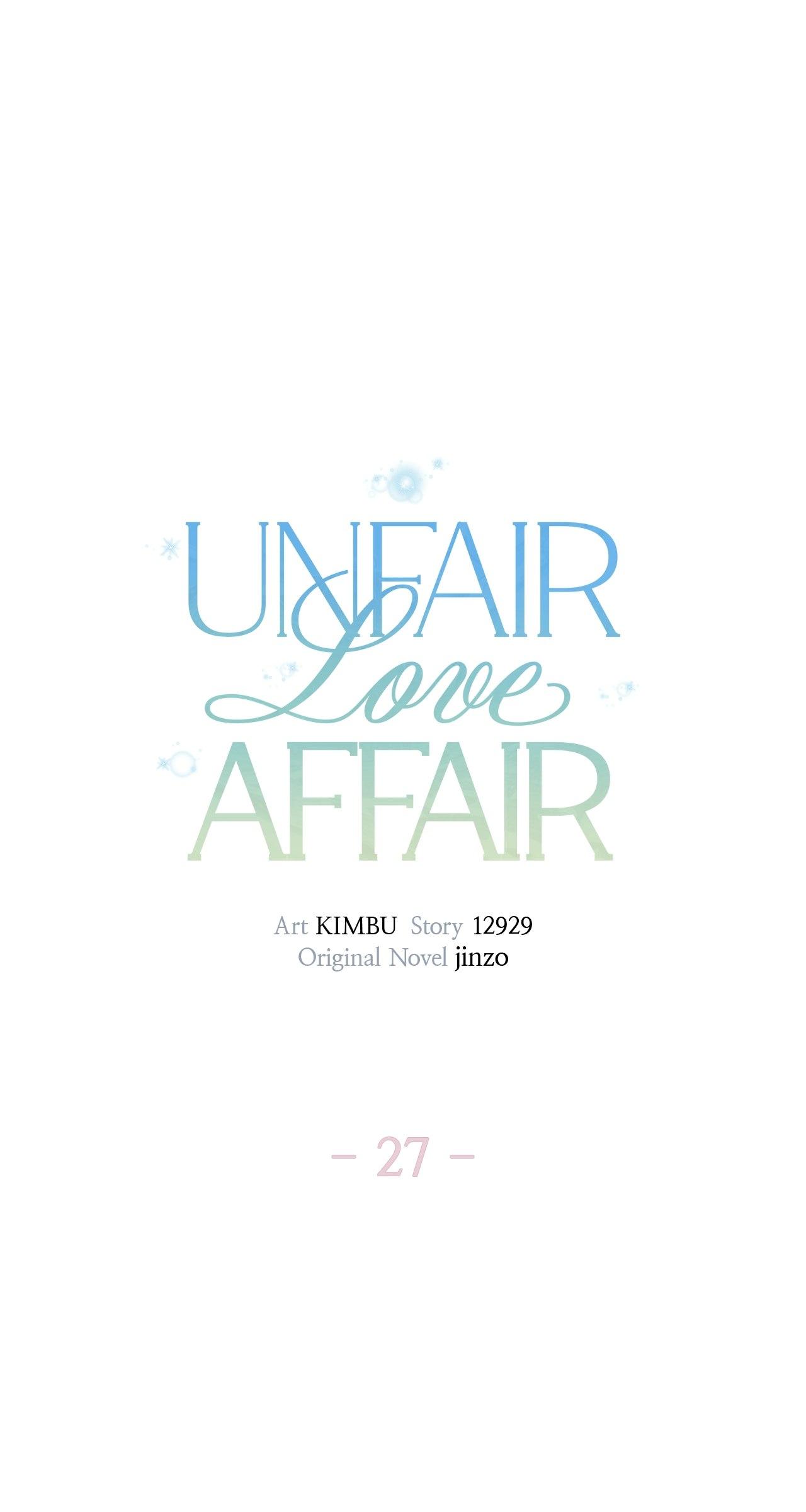 Unfair Love Affair - Chapter 27